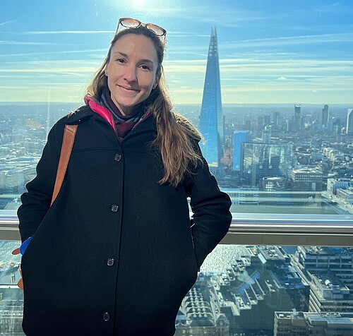 Den Traum vom Leben in einer Grossstadt wie London – hier mit Blick auf den Wolkenkratzer The Shard – erfüllte sich Svenja Ravioli, indem sie ein Jahr am King’s College Hospital als Notfallmedizinerin arbeitete. Bild: zvg